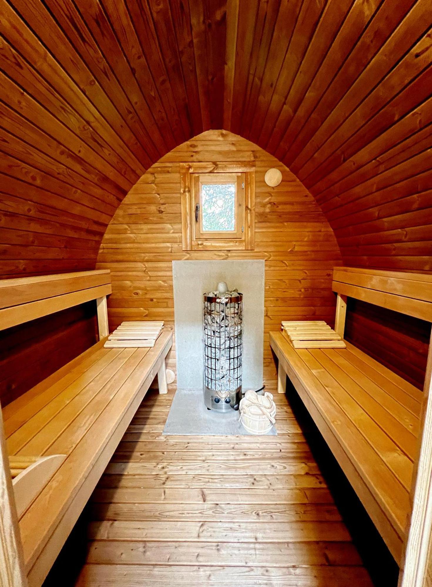 Wellness Am Morgengau Mit Whirlpool Und Sauna Rotterode Kültér fotó